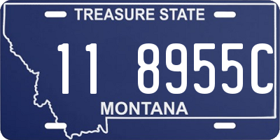 MT license plate 118955C