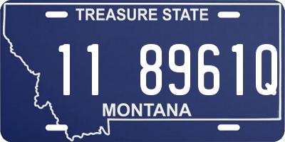 MT license plate 118961Q
