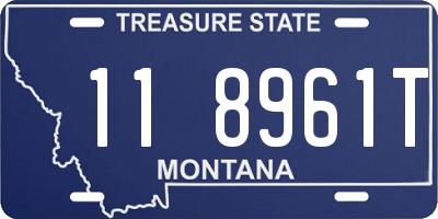 MT license plate 118961T