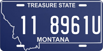 MT license plate 118961U