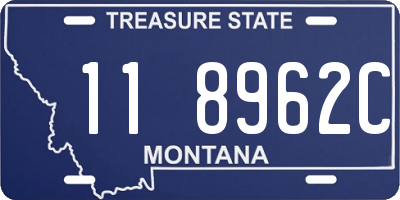MT license plate 118962C