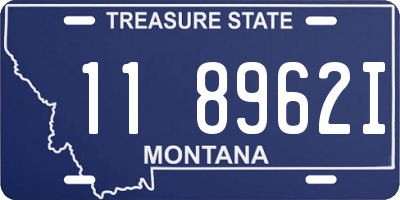 MT license plate 118962I