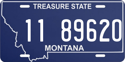 MT license plate 118962O