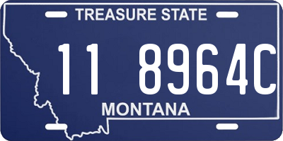 MT license plate 118964C