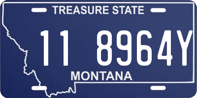 MT license plate 118964Y