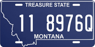 MT license plate 118976Q