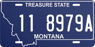 MT license plate 118979A