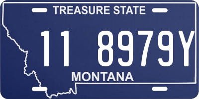 MT license plate 118979Y