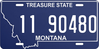 MT license plate 119048O