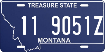 MT license plate 119051Z