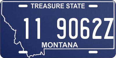 MT license plate 119062Z