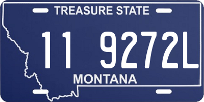 MT license plate 119272L