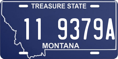 MT license plate 119379A