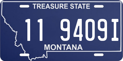 MT license plate 119409I