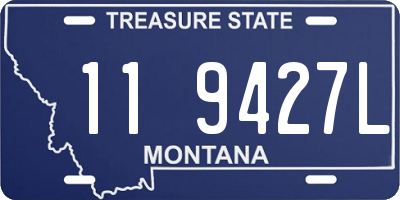 MT license plate 119427L