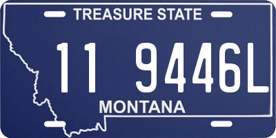 MT license plate 119446L