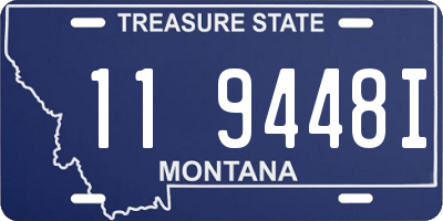 MT license plate 119448I