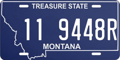 MT license plate 119448R