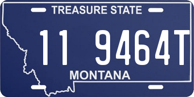 MT license plate 119464T