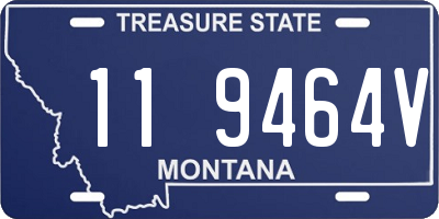 MT license plate 119464V