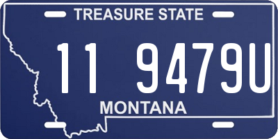 MT license plate 119479U