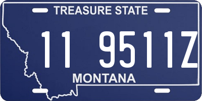 MT license plate 119511Z