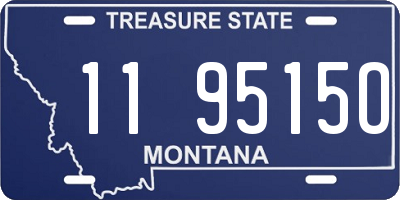 MT license plate 119515O