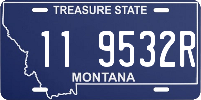 MT license plate 119532R