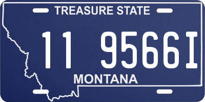 MT license plate 119566I