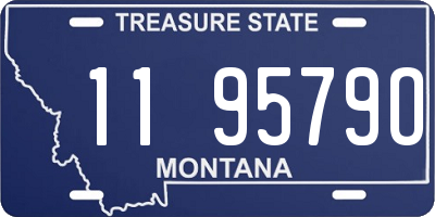 MT license plate 119579O