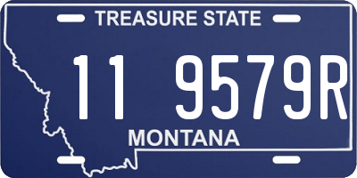 MT license plate 119579R