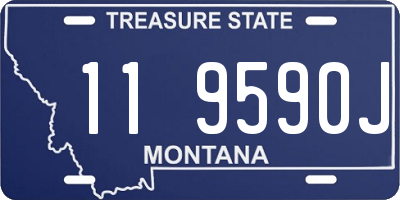 MT license plate 119590J