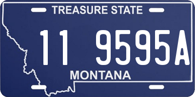 MT license plate 119595A