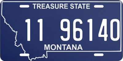 MT license plate 119614O