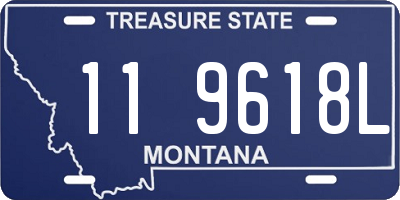 MT license plate 119618L