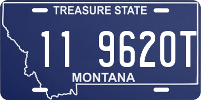MT license plate 119620T