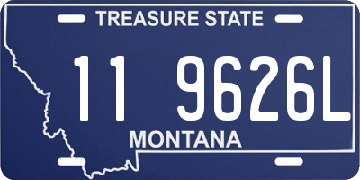 MT license plate 119626L