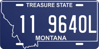 MT license plate 119640L