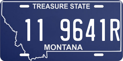 MT license plate 119641R