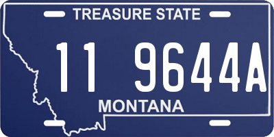 MT license plate 119644A