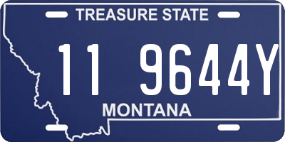 MT license plate 119644Y