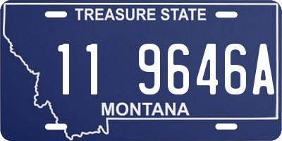 MT license plate 119646A