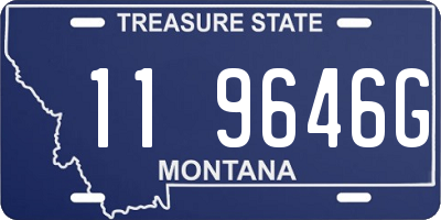 MT license plate 119646G