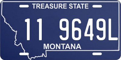 MT license plate 119649L