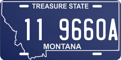 MT license plate 119660A