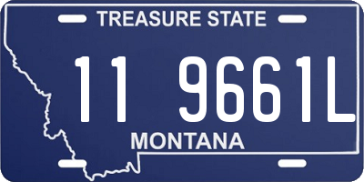 MT license plate 119661L