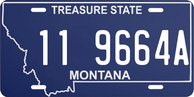 MT license plate 119664A