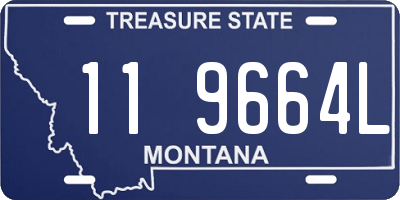 MT license plate 119664L