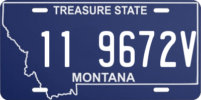 MT license plate 119672V