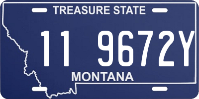 MT license plate 119672Y